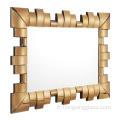 miroir suspendu rectangulaire tridimensionnel